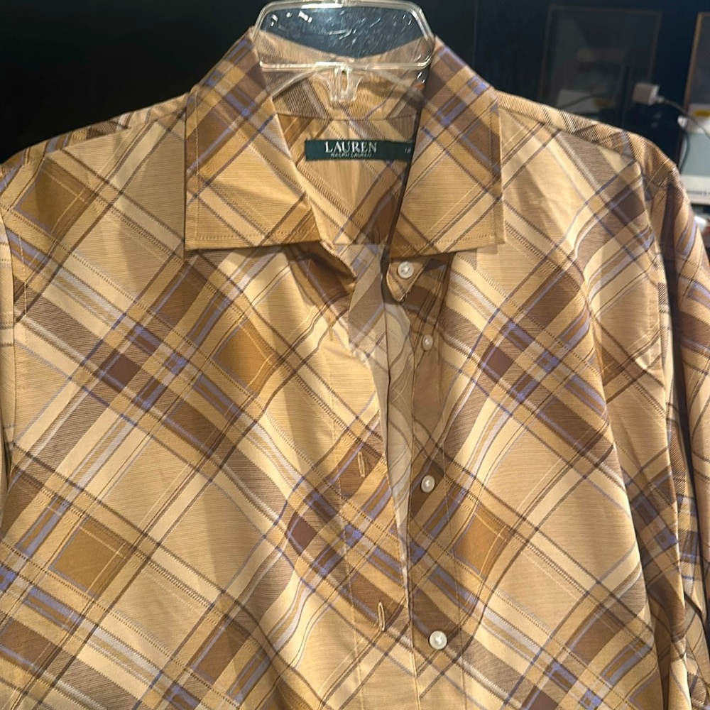 Lauren Ralph Lauren plaid shirt dress tunic